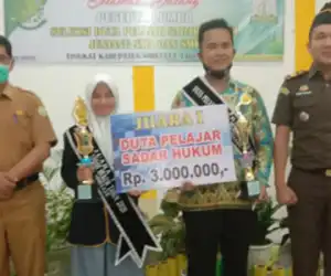 Salsalbila Zahra, Dinobatkan Sebagai Duta Pelajar Sadar Hukum Simeulue