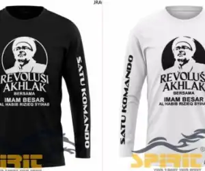 Gerakan Memakai Kaus Bergambar Habib Rezieq Bergaung di Medsos