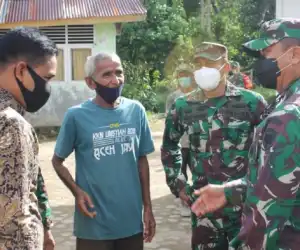 Danrem 012/TU Bantu Sound System Untuk Meunasah di Aceh Jaya