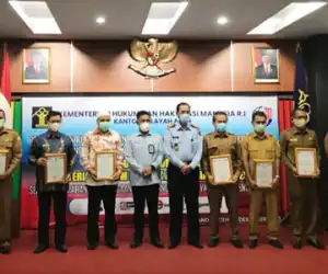 Kembali Aceh Jaya Mendapat Penghargaan Dari Kemenkumhan