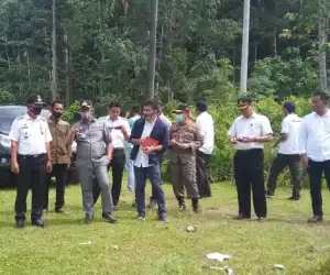 Bupati Aceh Jaya Tinjau Jembatan Ranto Panyang