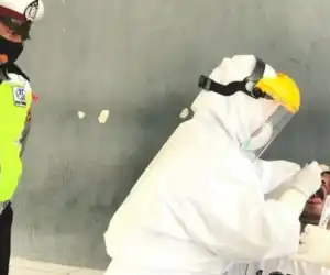 Polres Abdya Laksanakan Rapid Tes Gratis Bagi Sopir dan Warga