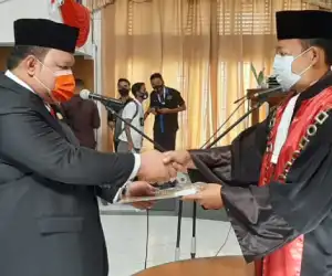 Ketua PN Lantik Irwanto Sebagai Wakil Ketua I DPRK Aceh Jaya