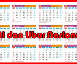 Catat! Ini Daftar Hari Libur Nasional dan Cuti Bersama 2021