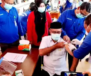 Sejumlah Pejabat di Abdya Disuntik Vaksin Sinovac