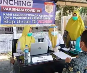 611 Nakes di Aceh Jaya Sudah Menjalani Vaksin COVID-19