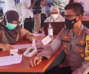 Jalani Vaksinasi Tahab Dua, Kapolres: Jangan Takut Divaksin
