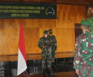 36 Personil Kodim 0114 Aceh Jaya Naik Pangkat, Begini Pesan Dandim