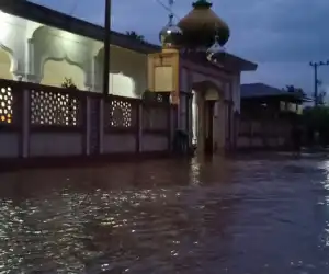 Hujan Deras Guyur Pidie Jaya, Lima Desa Tergenang Bajir