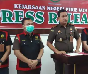 Kejari Pidie Jaya Tetapkan PPTK Sebagai Tersangka Kasus Rekontruksi Jembatan Pangwa