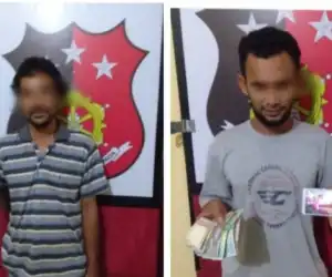 Polsek Blangpidie Abdya Ringkus Dua Pelaku Judi Online 