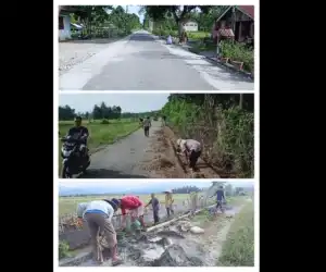 Tahun ini Desa Pante Raja Selesaikan 3 Pekerjaan Fisik