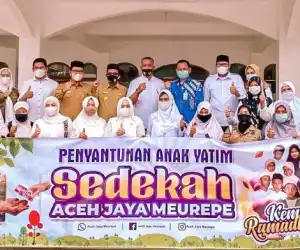 Komunitas Aceh Jaya Meurepe Santuni 172 Anak Yatim