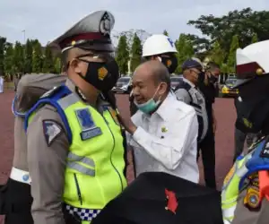 Polres Aceh Tamiang Gelar Apel Pasukan Dalam Rangka Operasi Ketupat Seulawah