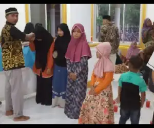 Pemuda Desa Paya, Manggeng Abdya Santuni Anak Yatim