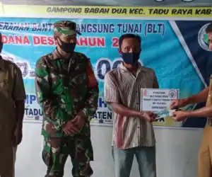 Gampong Babah Dua Salurkan BLT Tahap I Kepada 72 Penerima Manfaat