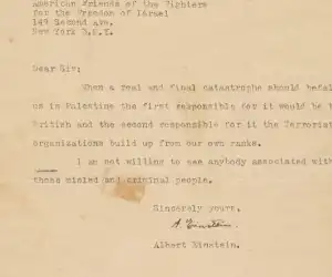 Melalui Surat 50 Kata, Albert Einstein Ramalkan Kehancuran Israel