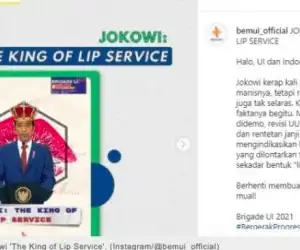 Dijuluki King Of Lip Service, Jokowi: Universitas Jangan Halangi Mahasiswa Berekspresi