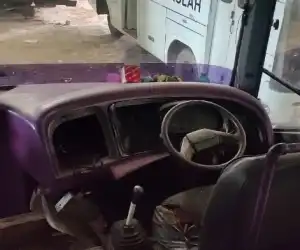 Maling Sasar Onderdil dan Rusak Dua Unit Bus Sekolah Milik Dishub Abdya