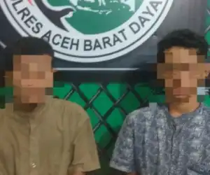Sedang Transaki Sabu, Dua Warga Aceh Selatan Diamankan Polres Abdya