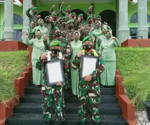 Usai Bertugas Selama Setahun, Dandim Abdya Sambut 2 Prajurit Satgas Apter Dari Kodam Patimura