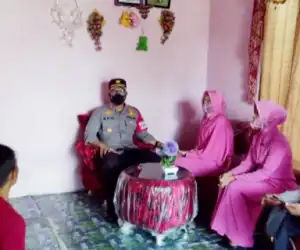 Kapolres Kunjungi Kediaman Bocah Korban Begal