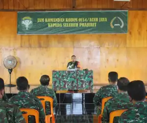 Jam Komanda Pertama, Ini Pesan Letkol Arm David Eldo