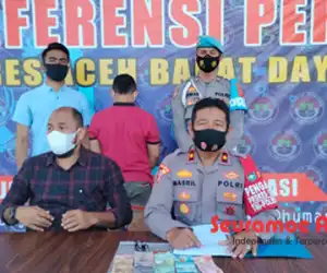 Begini Kronologi Penangkapan Mekanik Bengkel di Abdya