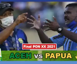 Link Live Final Sepak Bola PON XX 2021: Aceh vs Papua