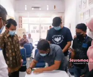 Sosialisasikan Kepemiluan, Panwaslih Aceh Jaya Gandeng Karang Taruna