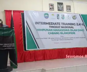 Bupati Abdya Buka Intermediate Training (LK-II) Tingkat Nasional