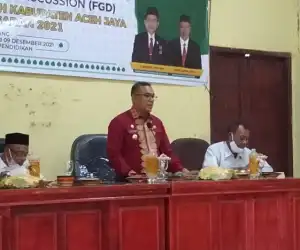 Disdik Gelar FGD Penulisan Buku Sejarah Aceh Jaya