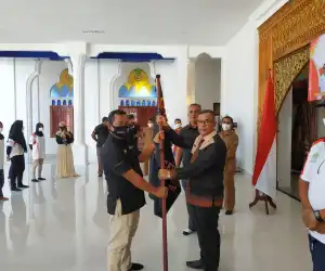 Bupati Lepas Atlet Perbakin dan Tarung Derajat ke Pra-PORA