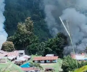 Ter*ris KKB Serang Pos Brimob di Pegunungan Bintang