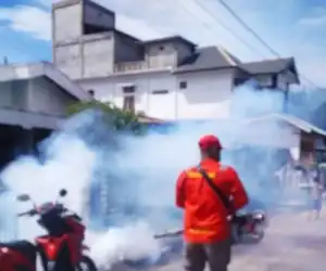 Dinkes Abdya Fogging Desa Rumah Panjang