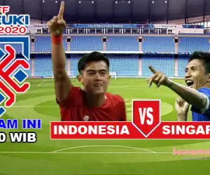 Link Live Streaming Indonesia vs Singapura Leg Pertama