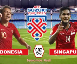 Leg Dua Timnas Indonesi vs Singapura Pukul 19.30 WIB