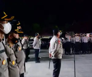 Malam Tahun Baru, Polres Aceh Utara Gelar Patroli Besar