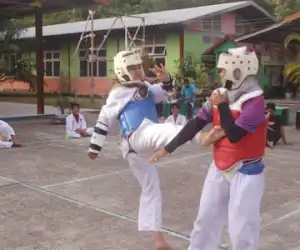 Hadapi Popda Aceh, Atlit Taekwondo Latihan Bersama