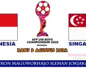 Jadwal Laga Timnas Indonesia U-16 vs Singapura