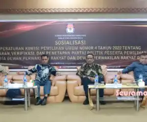 KIP Nagan Raya Sosialisasi PKPU Nomor 4 Tahun 2022