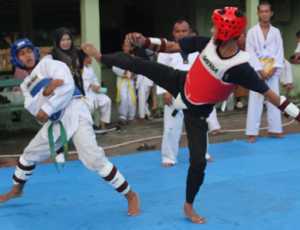 Atlit Taekwondo Simeulue Gelar Latihan Gabungan