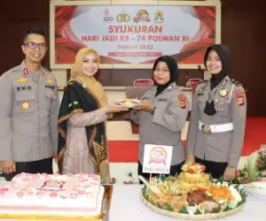 Di Hari Jadi ke-74 Polwan RI, Polres Nagan Raya Gelar Syukuran