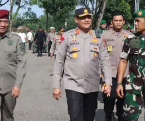 Apel Gelar Pasukan Pengamanan Kunker Presiden RI