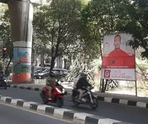 Baliho Harun Masiku Caleg Goib Bertebaran di Jakarta