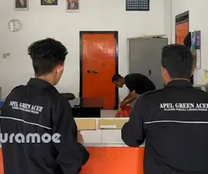 Apel Laporkan Pencemaran Krueng Trang ke Ditjen GAKKUM KLHK