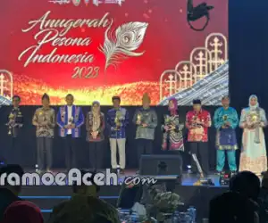 Souvenir Batu Giok Nagan Raya, Raih Juara III API Awards 2023