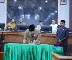 DPRK Sahkan RAPBK Nagan Raya Tahun Anggaran 2023