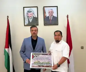 Pelajar di Aceh Besar Sumbang Rp277.4 Juta Untuk Palestina