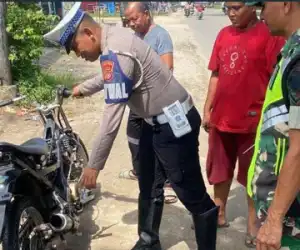 Resahkan Warga, 121 Sepmor Berknalpot Brong Diamankan